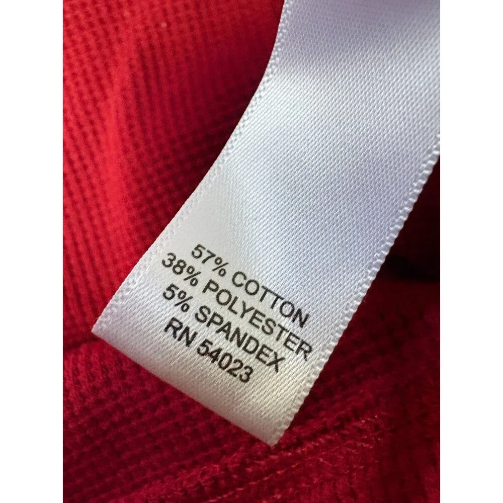 Banana Republic Sweater Mens XL Red Long Sleeve Pull Over Thermal